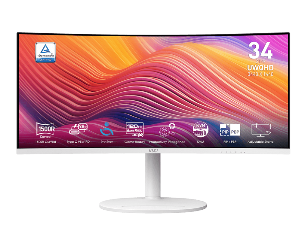 MSI 34" Modern MD342CQPW VA 120Hz Business & Productivity Monitor