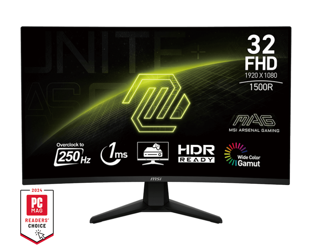 MSI ARSENAL GAMING 32" MAG 32C6X VA 250Hz Monitor