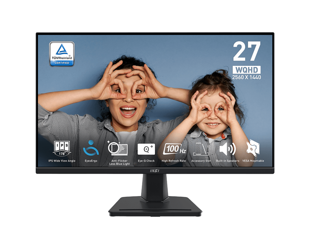 MSI 27" PRO MP275Q IPS 100Hz Business & Productivity Monitor