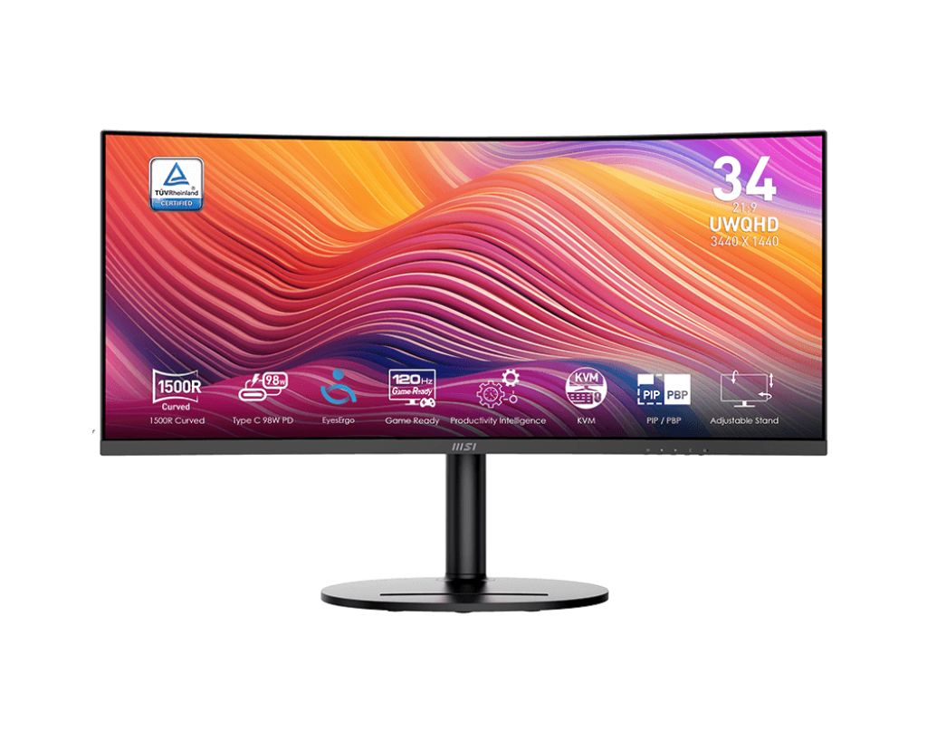 MSI 34" Modern MD342CQP VA 120Hz Business & Productivity Monitor