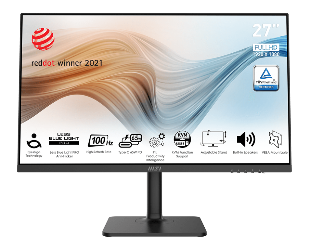 MSI 27" Modern MD272XP IPS 100Hz Business & Productivity Monitor