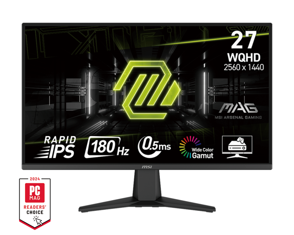 MSI ARSENAL GAMING 27" MAG 275QF Rapid IPS 180Hz Monitor