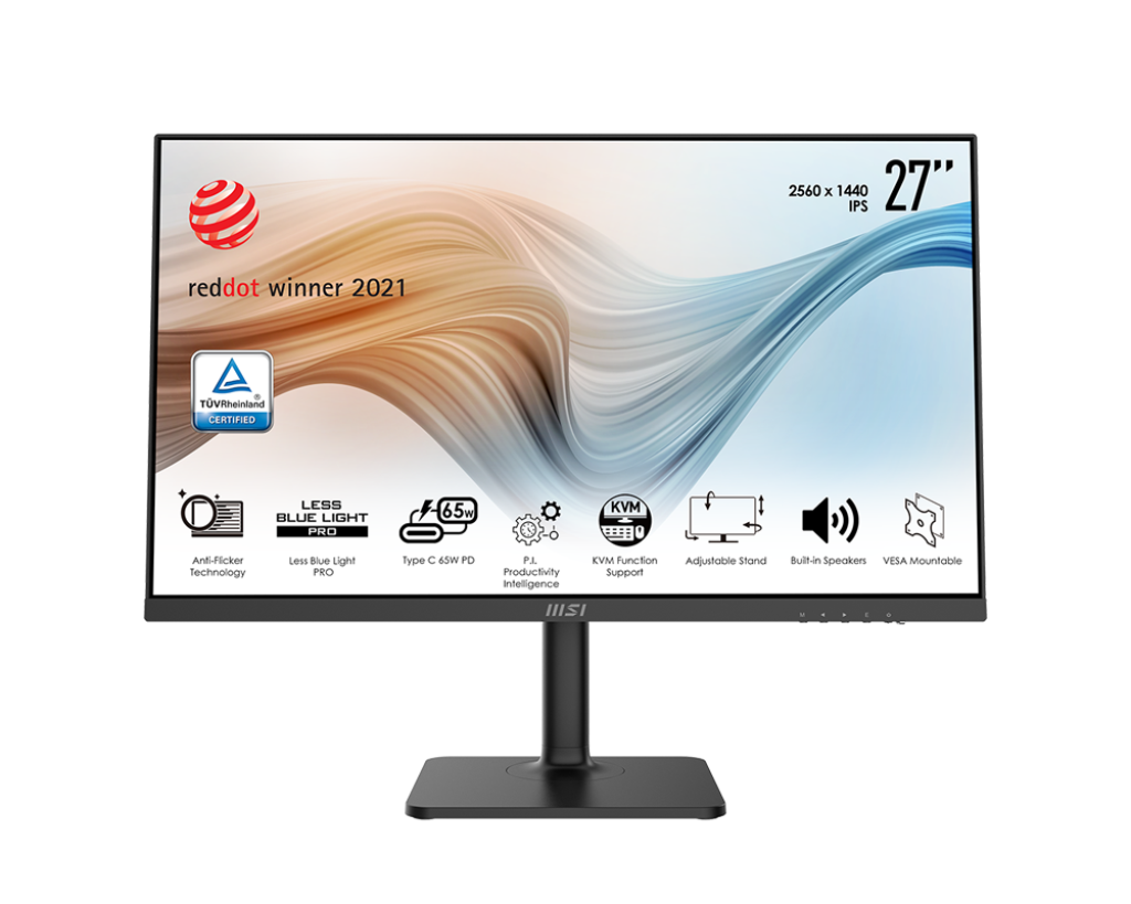 MSI 27" Modern MD272QP IPS 75Hz Business & Productivity Monitor
