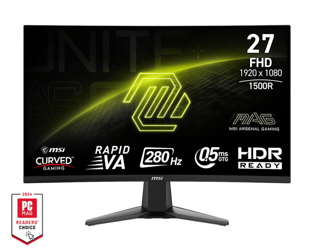 MSI ARSENAL GAMING 27" MAG 276CXF Rapid VA 280Hz Monitor