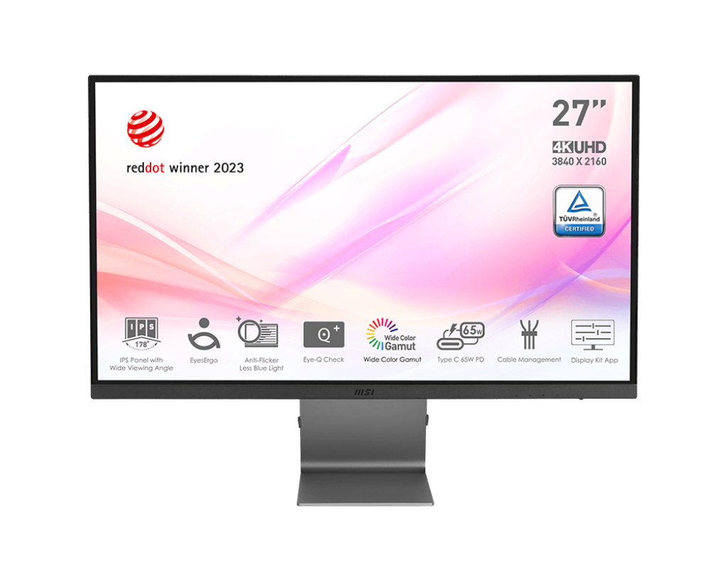 MSI 27" Modern MD271UL IPS 60Hz Business & Productivity Monitor