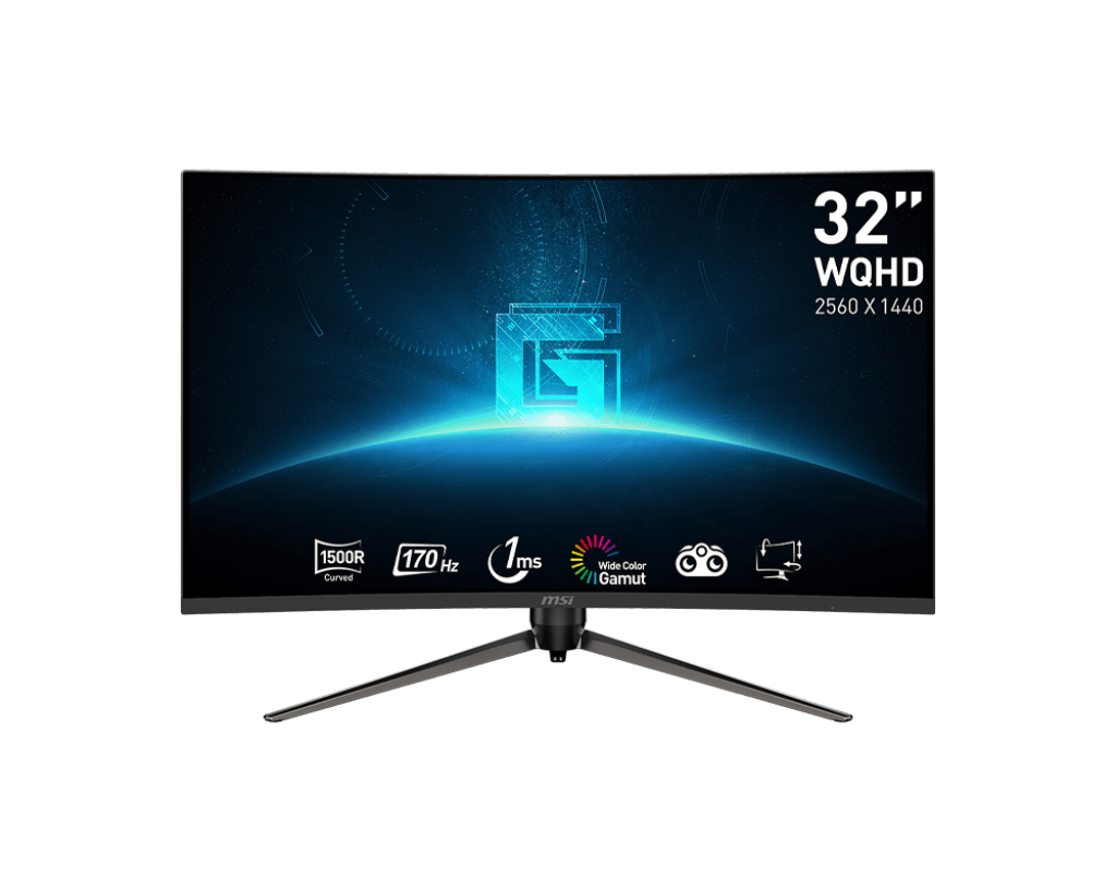 MSI 32" G32CQ5P VA 170Hz Curved Gaming™ monitor.