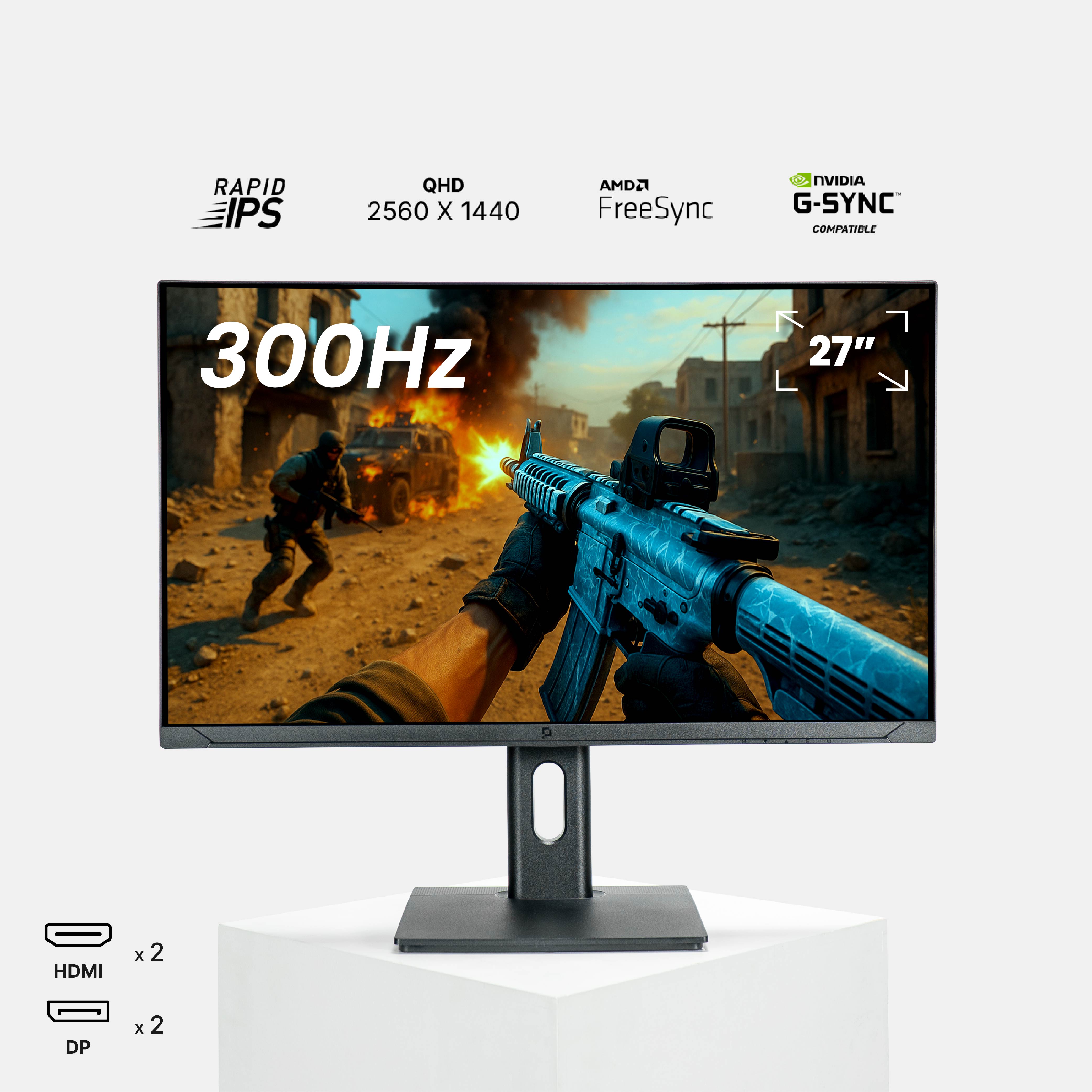 PX271H1 27" 300 Hz QHD 1440p Fast IPS Gaming Monitor
