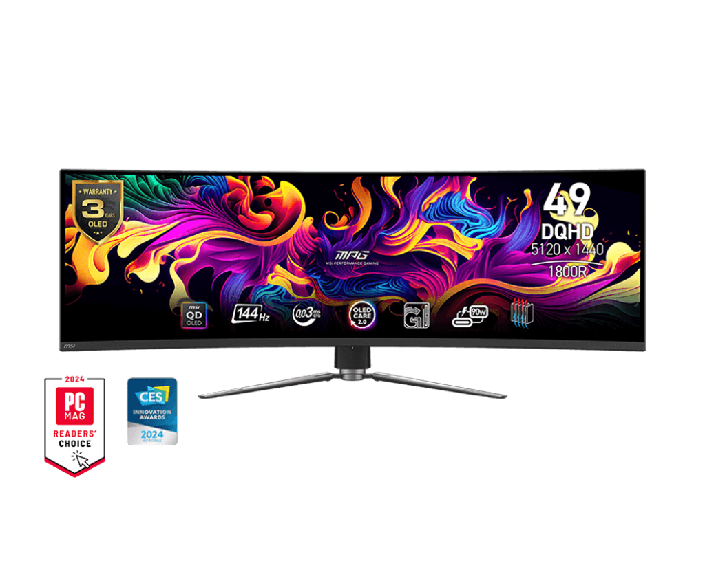 MSI PERFORMANCE GAMING 49" MPG 491CQP QD-OLED 144Hz Monitor