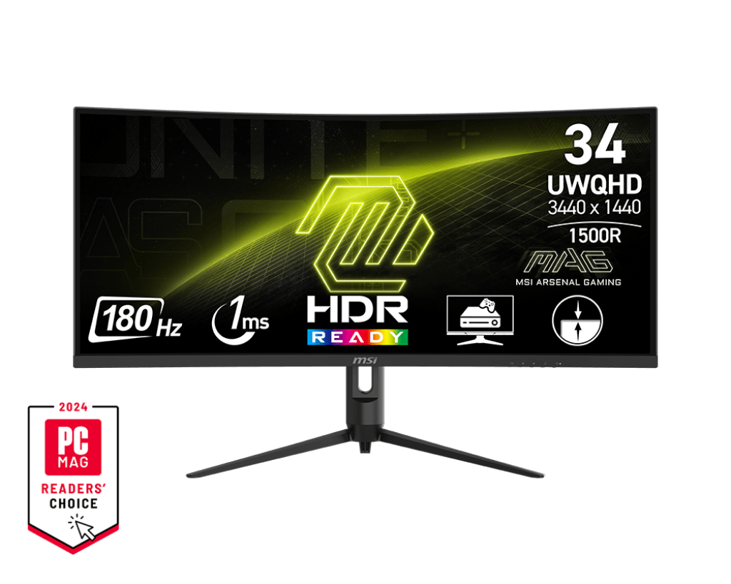 MSI ARSENAL GAMING 34" MAG 342CQR E2 VA 180Hz Monitor