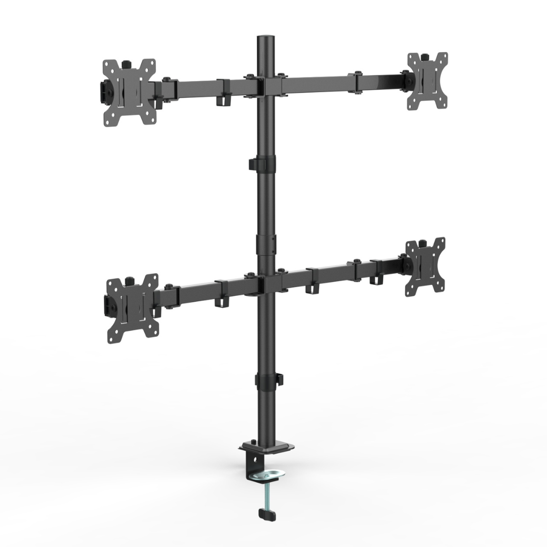 Quad Monitor Bracket (Single Pole) - SS02-84