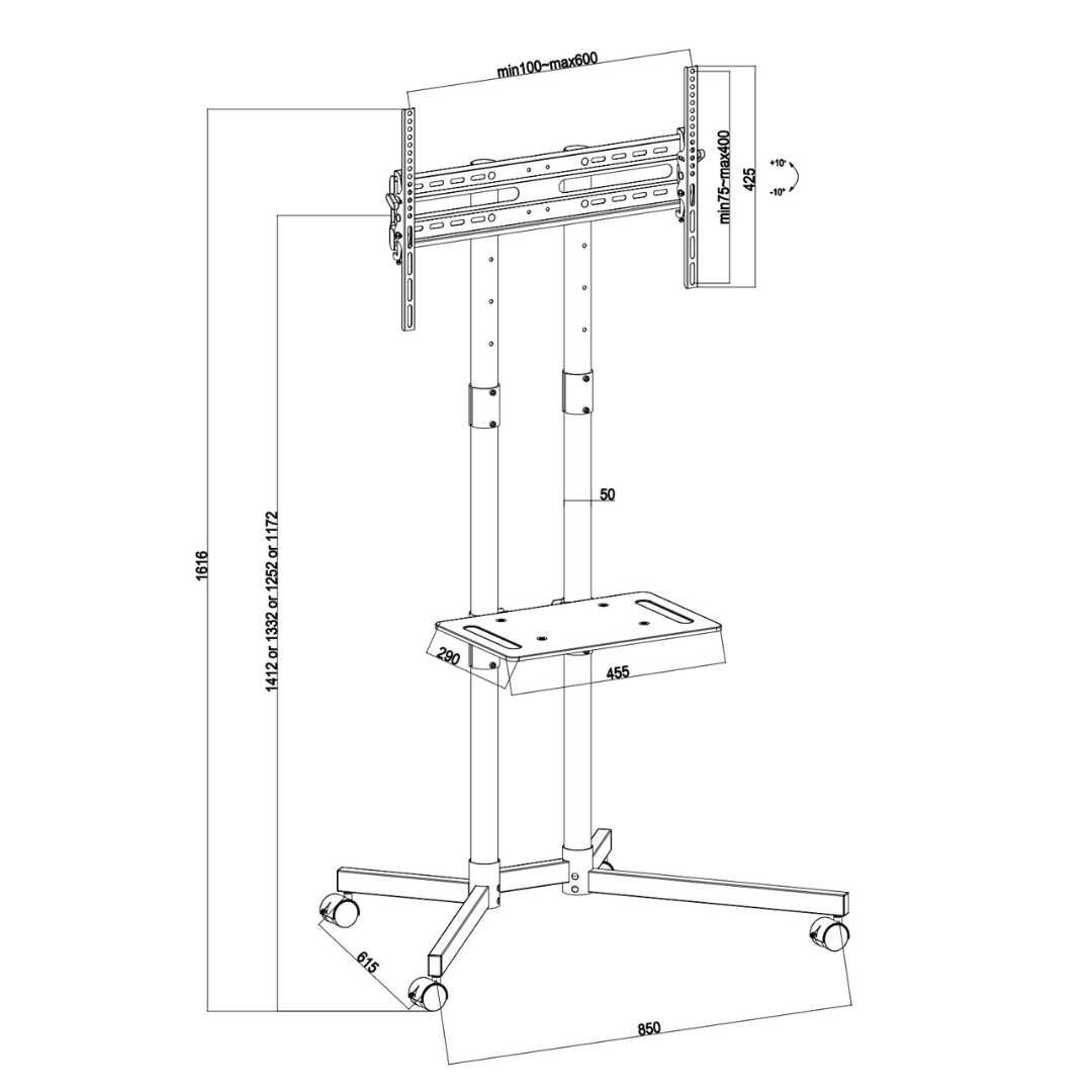 TV Stand (Roller) - TVS01-46